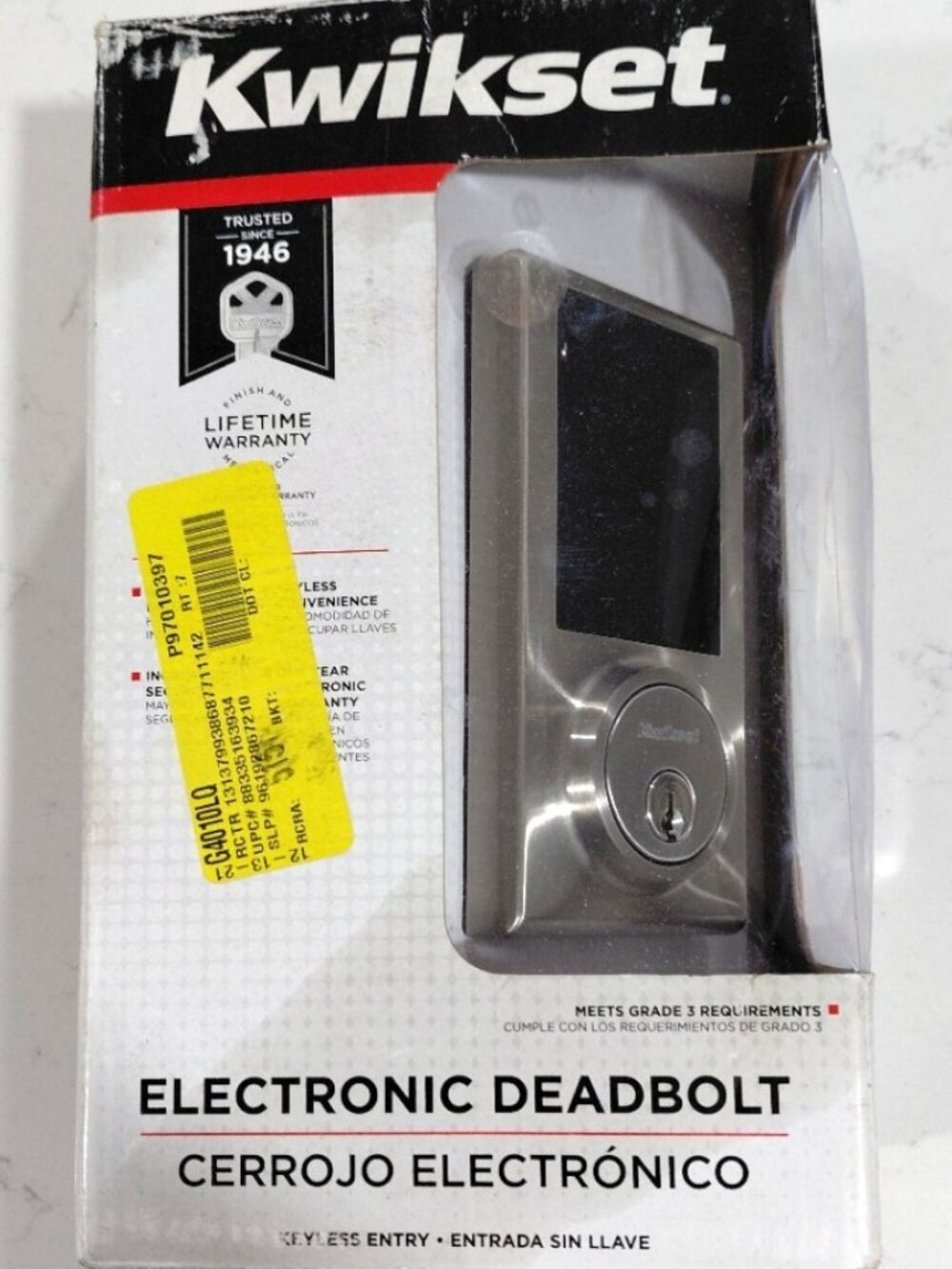 Kwikset Electronic Deadbolt Lock